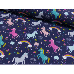 Jersey - Dreaming Unicorn dunkelblaugrau schwarz